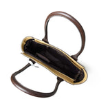 Chestnut Charm Brown Leather Tote - Classy Leather Bags - Flyclothing LLC