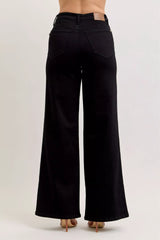 Judy Blue High-Waisted Wide Leg Jeans - Trendsi - Flyclothing LLC