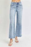RISEN Full Size Tummy Control High Rise Crop Wide Leg Jeans - Trendsi - Flyclothing LLC