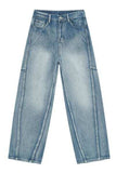 Mid Rise Wide Leg Jeans - Trendsi - Flyclothing LLC