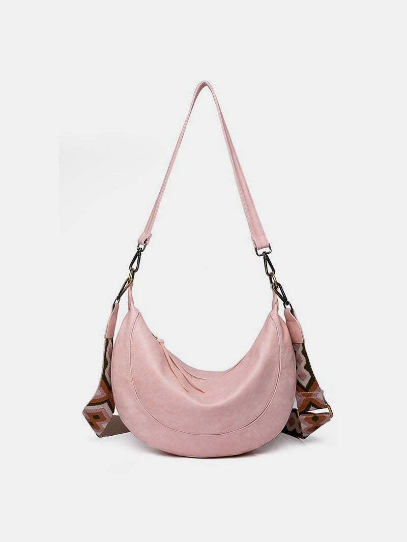 PU Leather Removable Strap Crossbody Bag - Trendsi - Flyclothing LLC