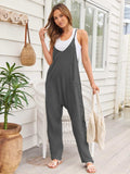 V-Neck Spaghetti Strap Jumpsuit - Trendsi - Flyclothing LLC