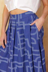 LEAVES OF TOMORROW WOVEN MIDI SKIRT - Flying Tomato - Flyclothing LLC