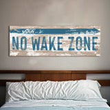 No Wake Zone Sign XIV - Tailored Canvases - Flyclothing LLC