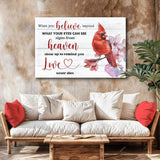 When You Believe Beyond Faith Sign II - Tailored Canvases - Flyclothing LLC