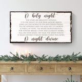 O Holy Night Christmas Sign II - Tailored Canvases - Flyclothing LLC