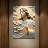 Faith Over Fear, Sacred Serenity Faith Wall Art - Tailored Canvases - Flyclothing LLC