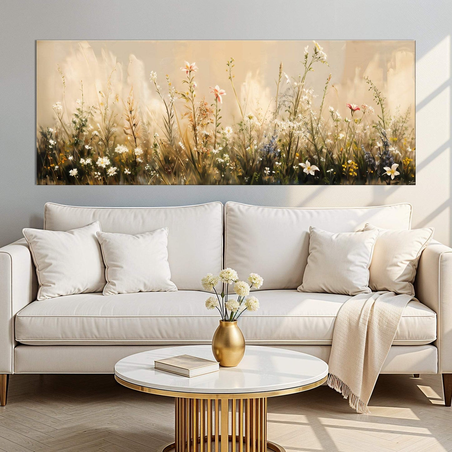 Flower Field Wall Art - Tailored Canvases - Flyclothing LLC