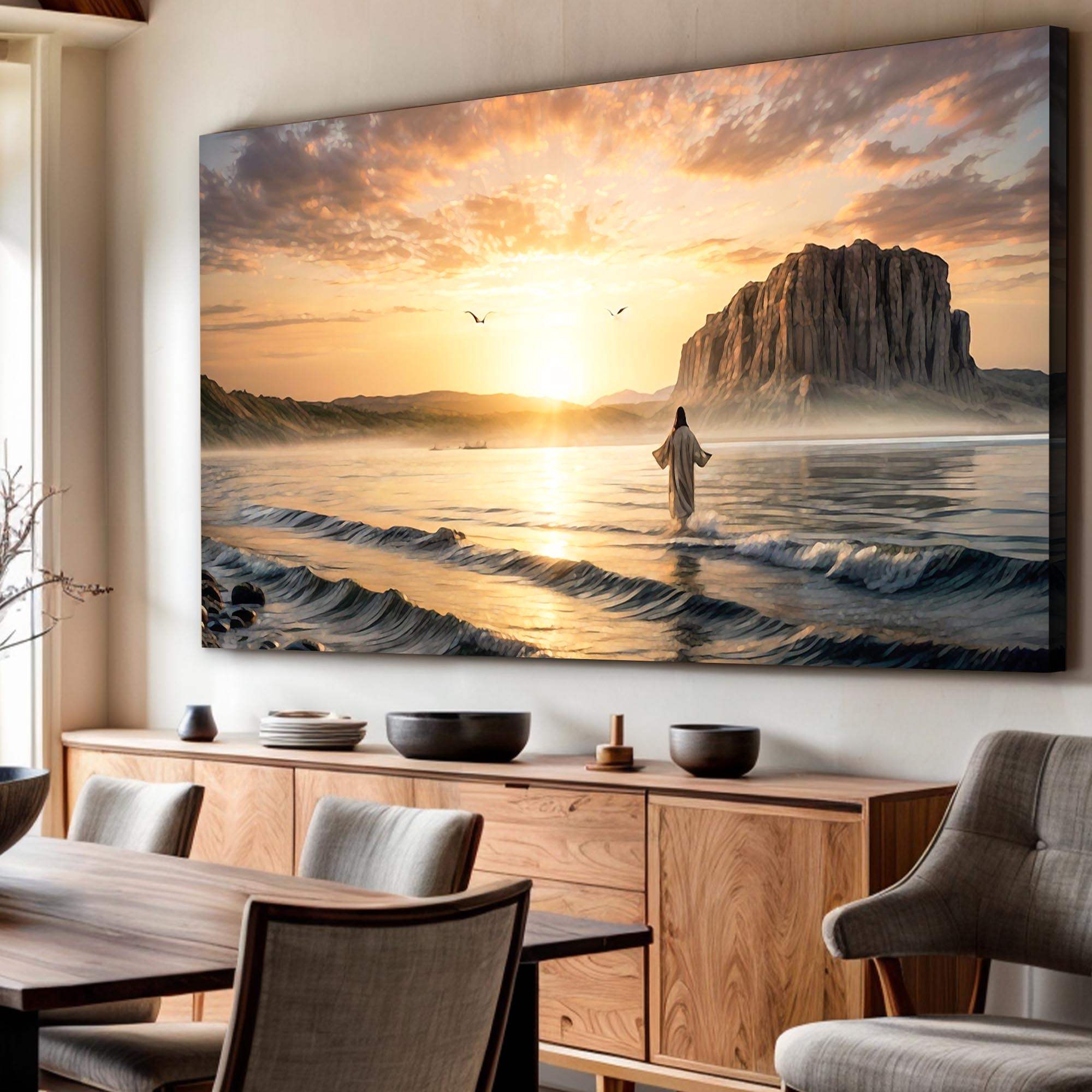 Walking on Water - Faith Wall Art X - Tailored Canvases - Flyclothing LLC