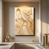 Minimalist Woman Line Wall Art - Tailored Canvases - Flyclothing LLC