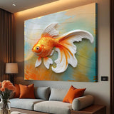 3D Goldfish Wall Art - Tailored Canvases - Flyclothing LLC