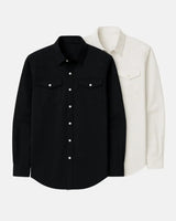 Buki’s Cinqo Western Tech Shirt 2-Pack - Black/White - Buki - Flyclothing LLC