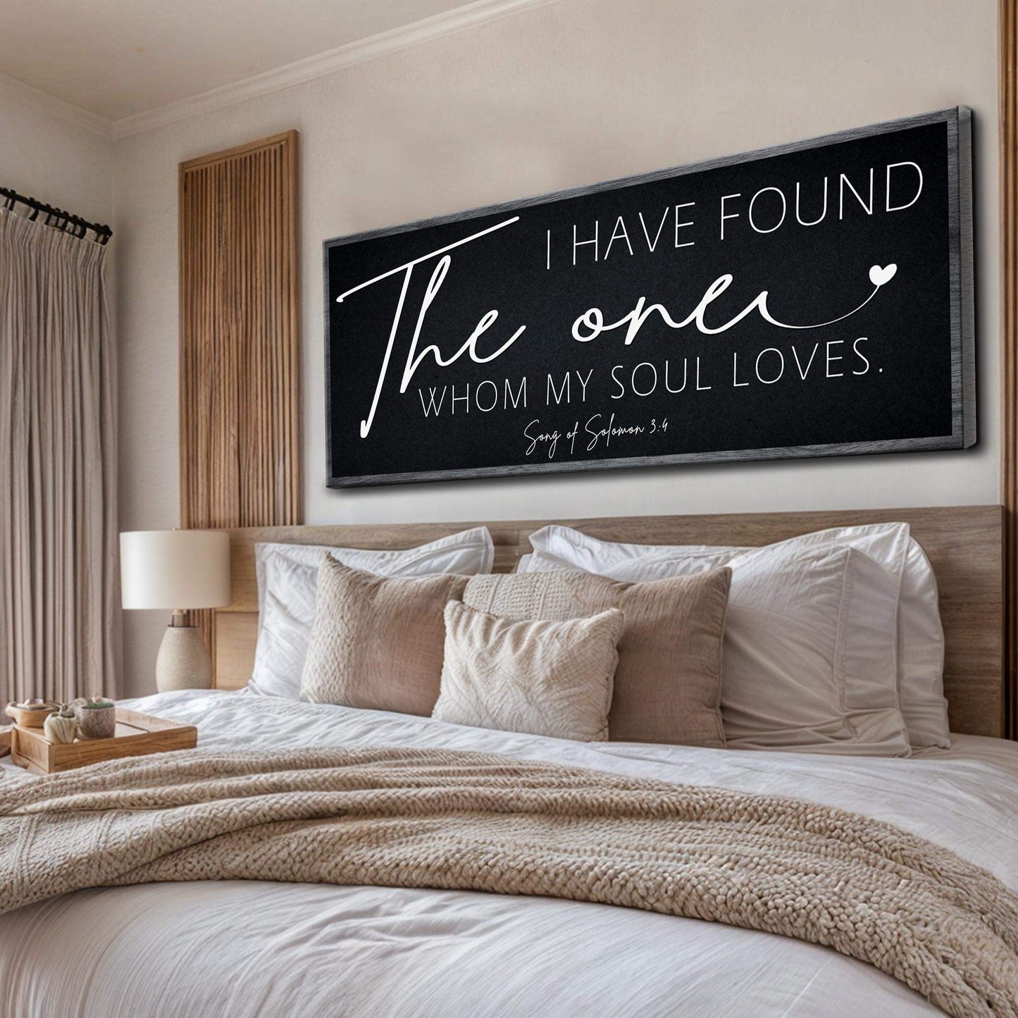I Have Found The One Whom My Soul Loves Faith Sign II - Tailored Canvases - Flyclothing LLC