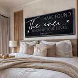 I Have Found The One Whom My Soul Loves Faith Sign II - Tailored Canvases - Flyclothing LLC