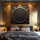 Flower Of Life Wall Art III - Tailored Canvases - Flyclothing LLC