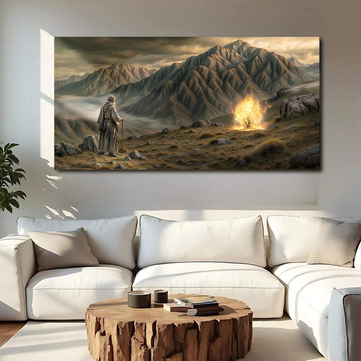 Burning Bush - Faith Wall Art - Tailored Canvases - Flyclothing LLC
