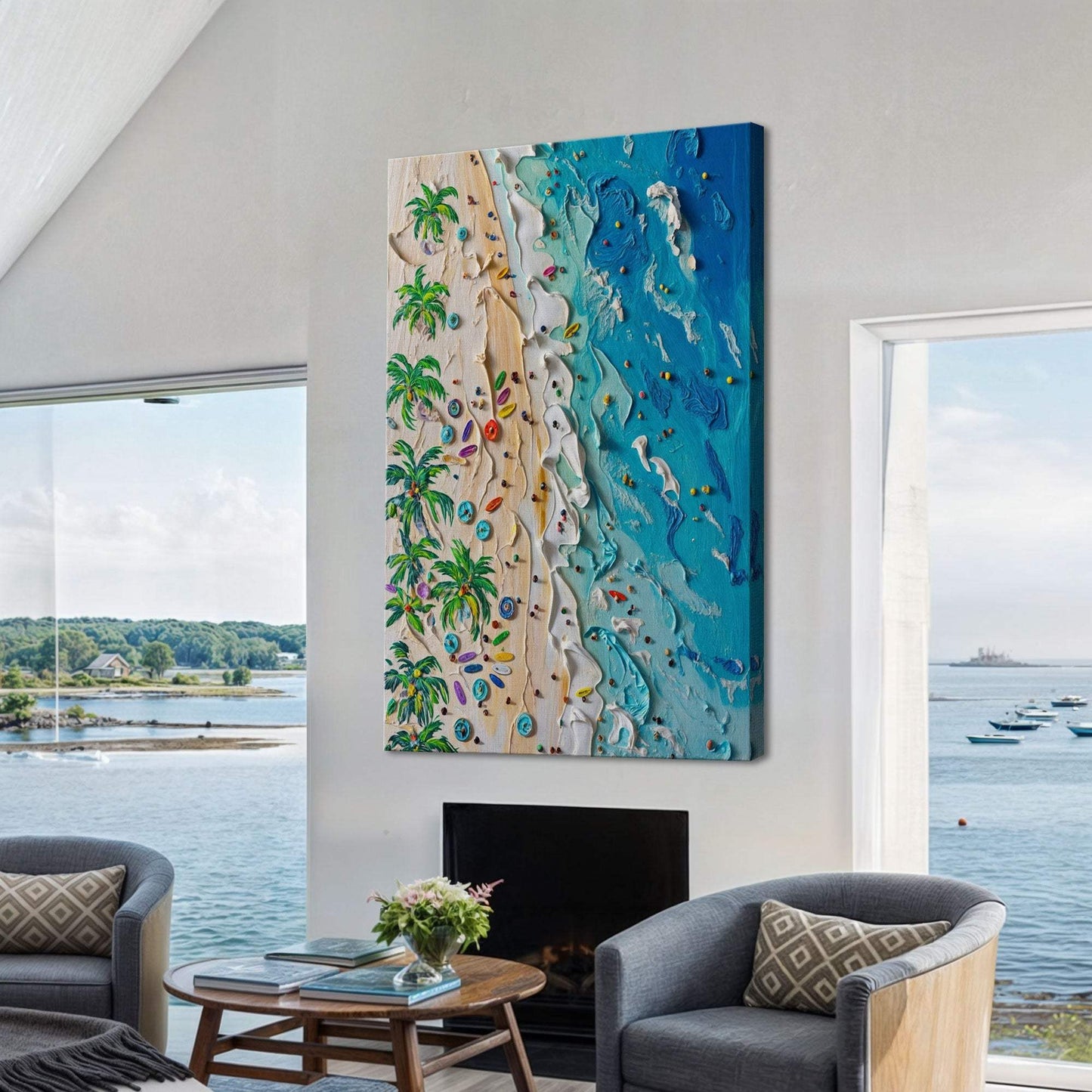 Beach Days Wall Art - Tailored Canvases - Flyclothing LLC