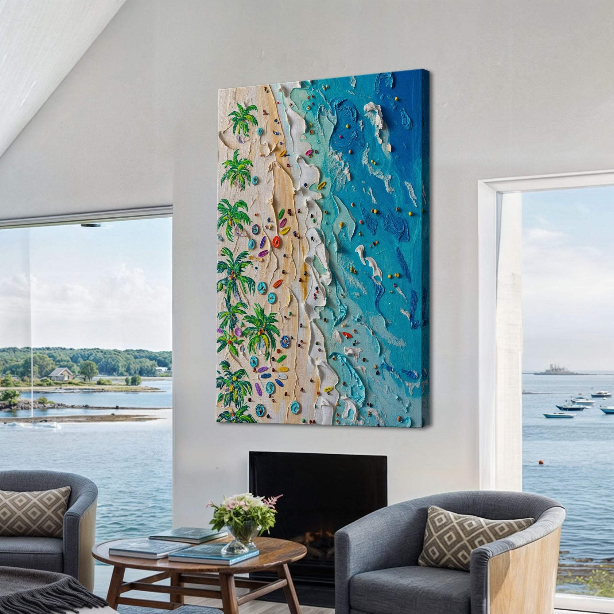 Beach Days Wall Art - Tailored Canvases - Flyclothing LLC