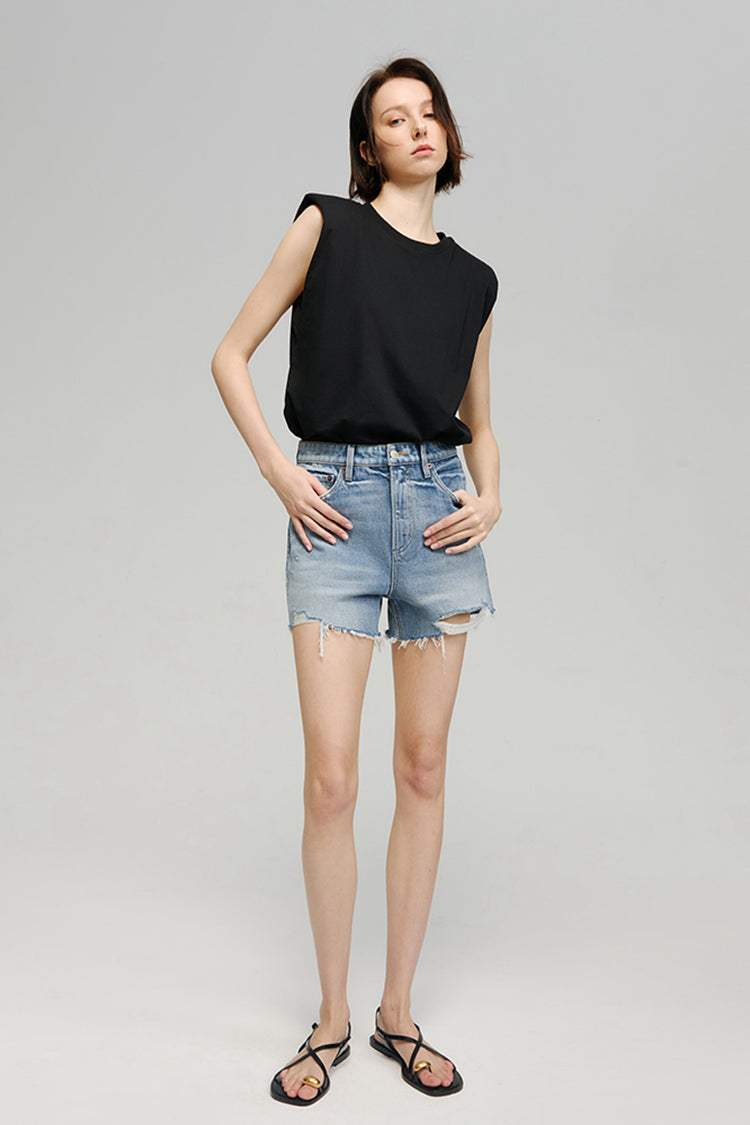 Sun-Kissed Vintage Cut Off Shorts HJ115 - Hey Joanie - Flyclothing LLC