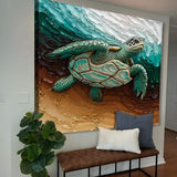 3D Turtle Wall Art - Tailored Canvases - Flyclothing LLC