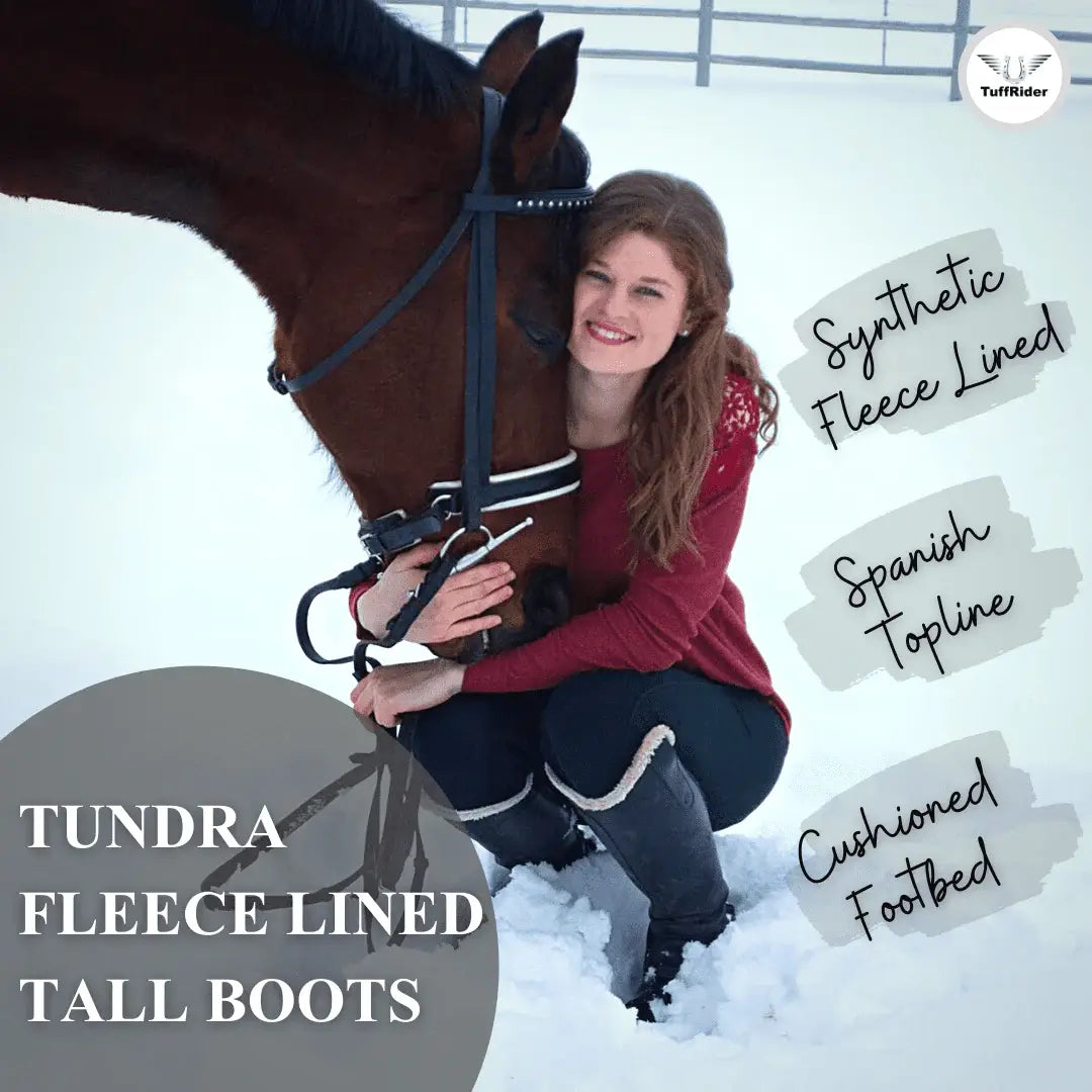 TuffRider Ladies Tundra Fleece Lined Tall Boots in Synthetic Leather - Breeches.com - Flyclothing LLC