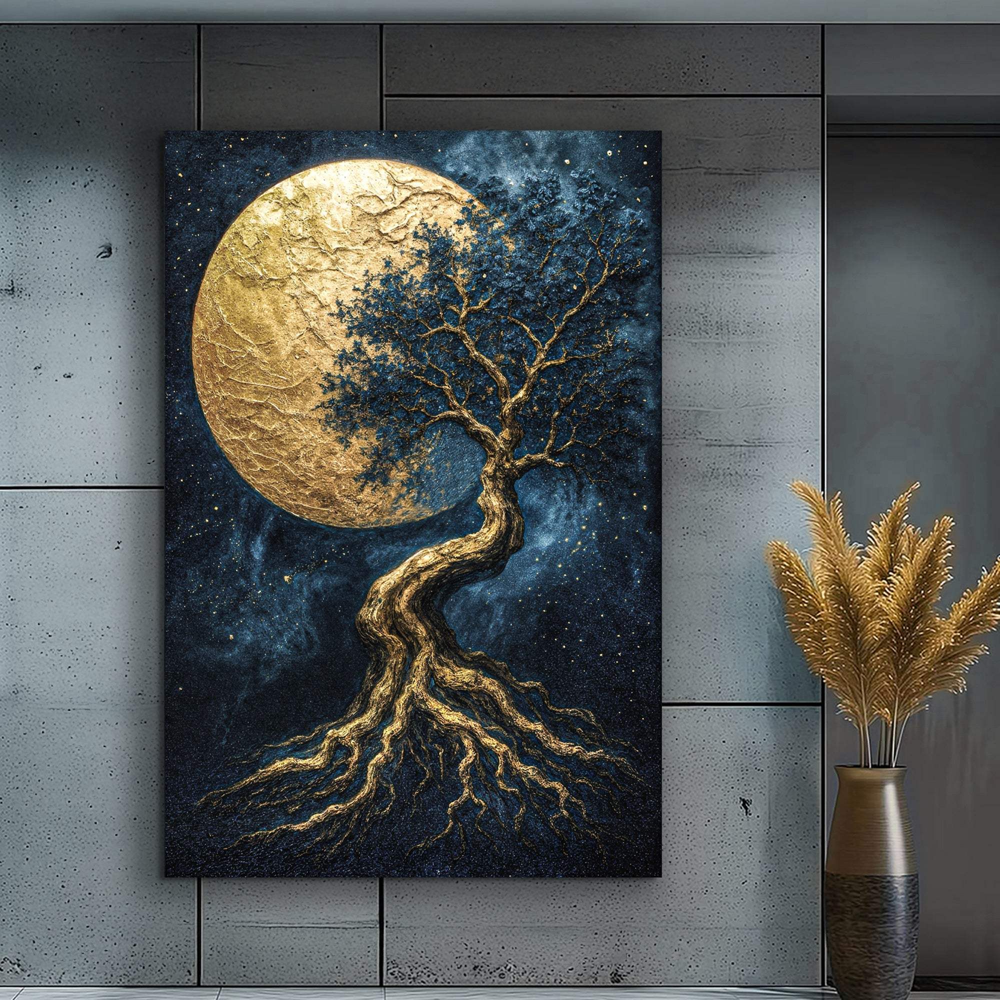 Lunar Tree of Life Wall Art - Tailored Canvases - Flyclothing LLC
