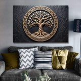 3D Celtic Tree of Life Wall Art V - Tailored Canvases - Flyclothing LLC