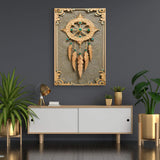 3D Whispering Feathers Wall Art II - Tailored Canvases - Flyclothing LLC