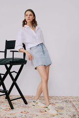 Rainbow Pleat Skort HJ119 [FINAL SALE] - Hey Joanie - Flyclothing LLC