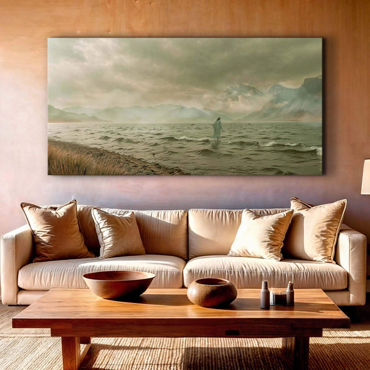 Walking On Water Faith Wall Art - Tailored Canvases - Flyclothing LLC