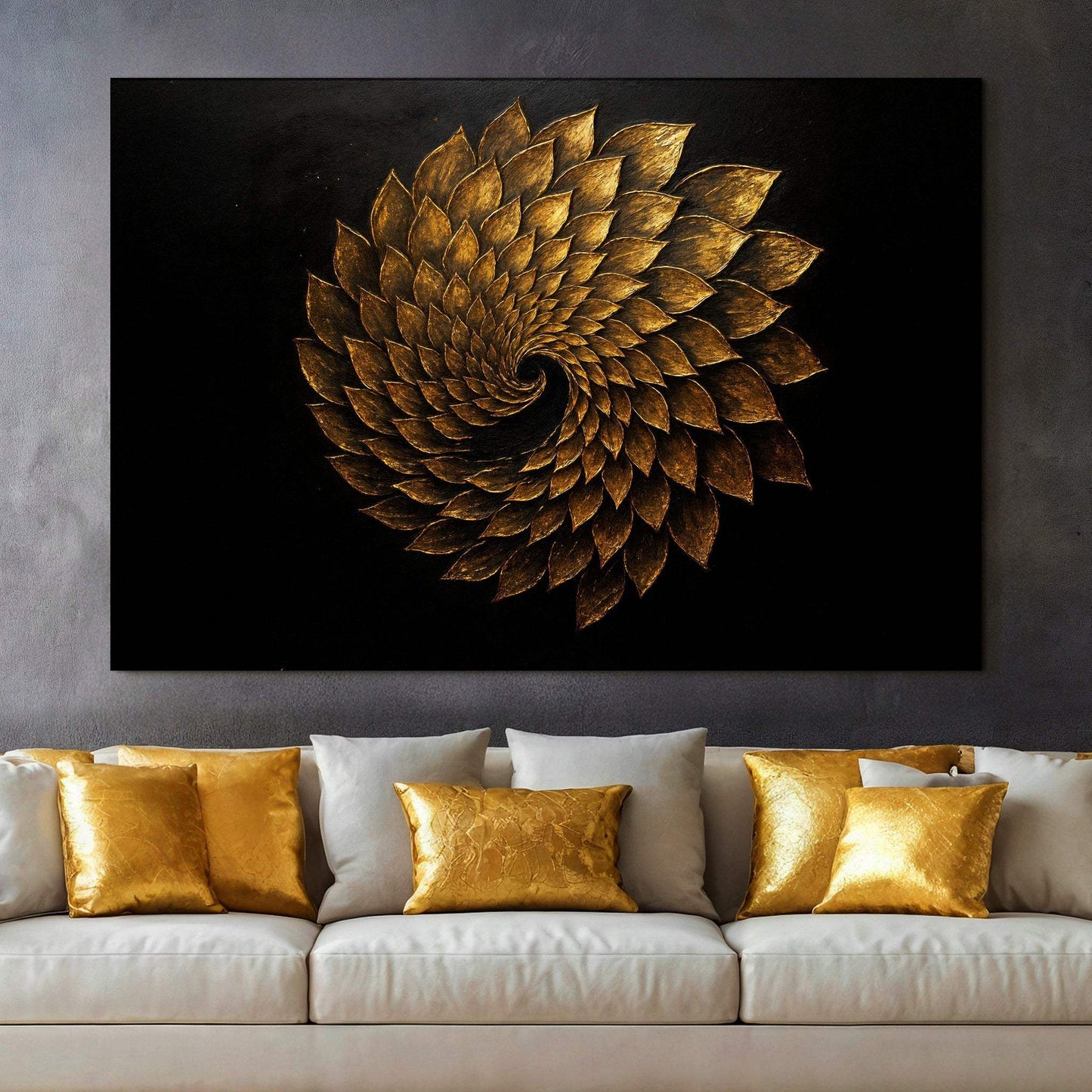 Winged Harmony Abstract Wall Art - Tailored Canvases - Flyclothing LLC
