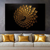 Winged Harmony Abstract Wall Art - Tailored Canvases - Flyclothing LLC