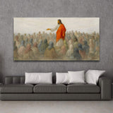 Jesus Speaking To Crowd Faith Wall Art III - Tailored Canvases - Flyclothing LLC