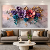 Floral Symphony Wall Art - Tailored Canvases - Flyclothing LLC