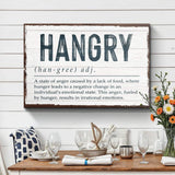 Hangry Kitchen Sign II - Tailored Canvases - Flyclothing LLC