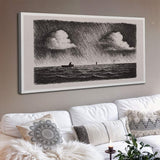 Jesus Walking On Water Faith Wall Art III - Tailored Canvases - Flyclothing LLC