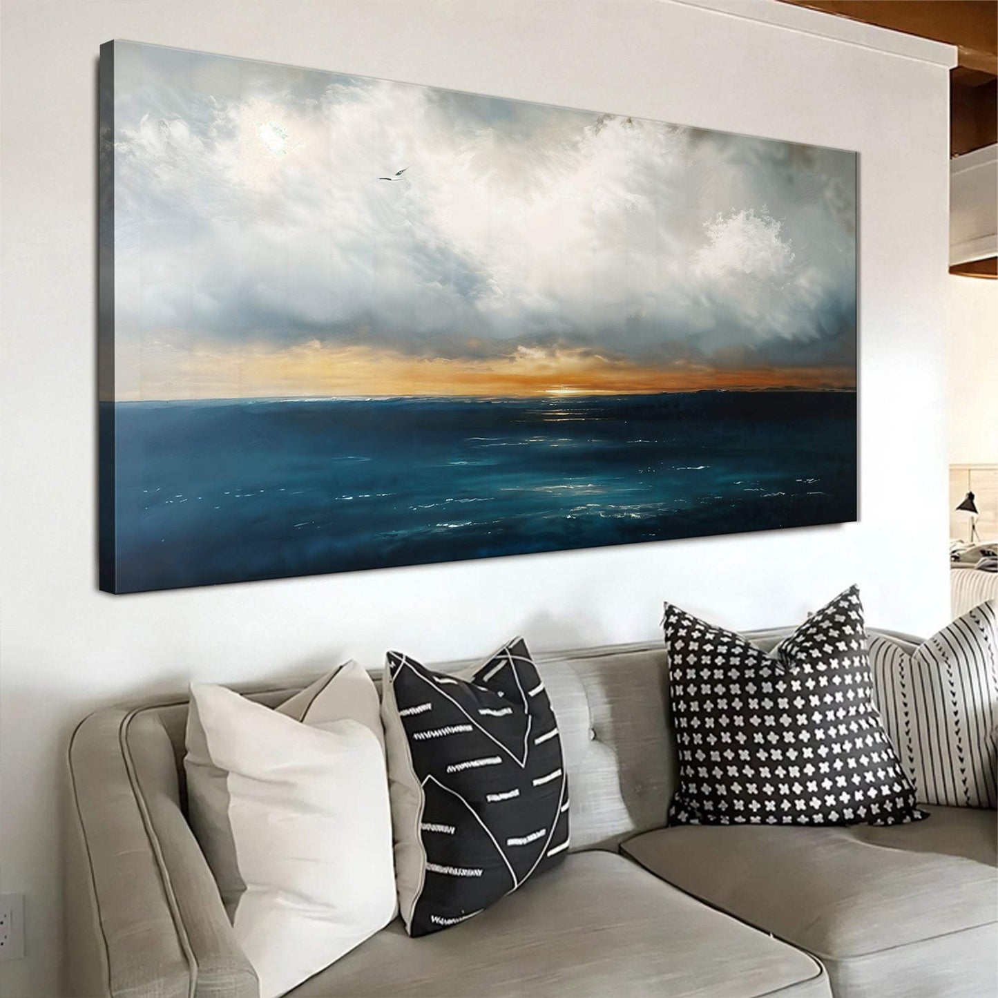 Waterscape Abstract Wall Art III - Tailored Canvases - Flyclothing LLC