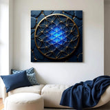 Flower Of Life Wall Art II - Tailored Canvases - Flyclothing LLC