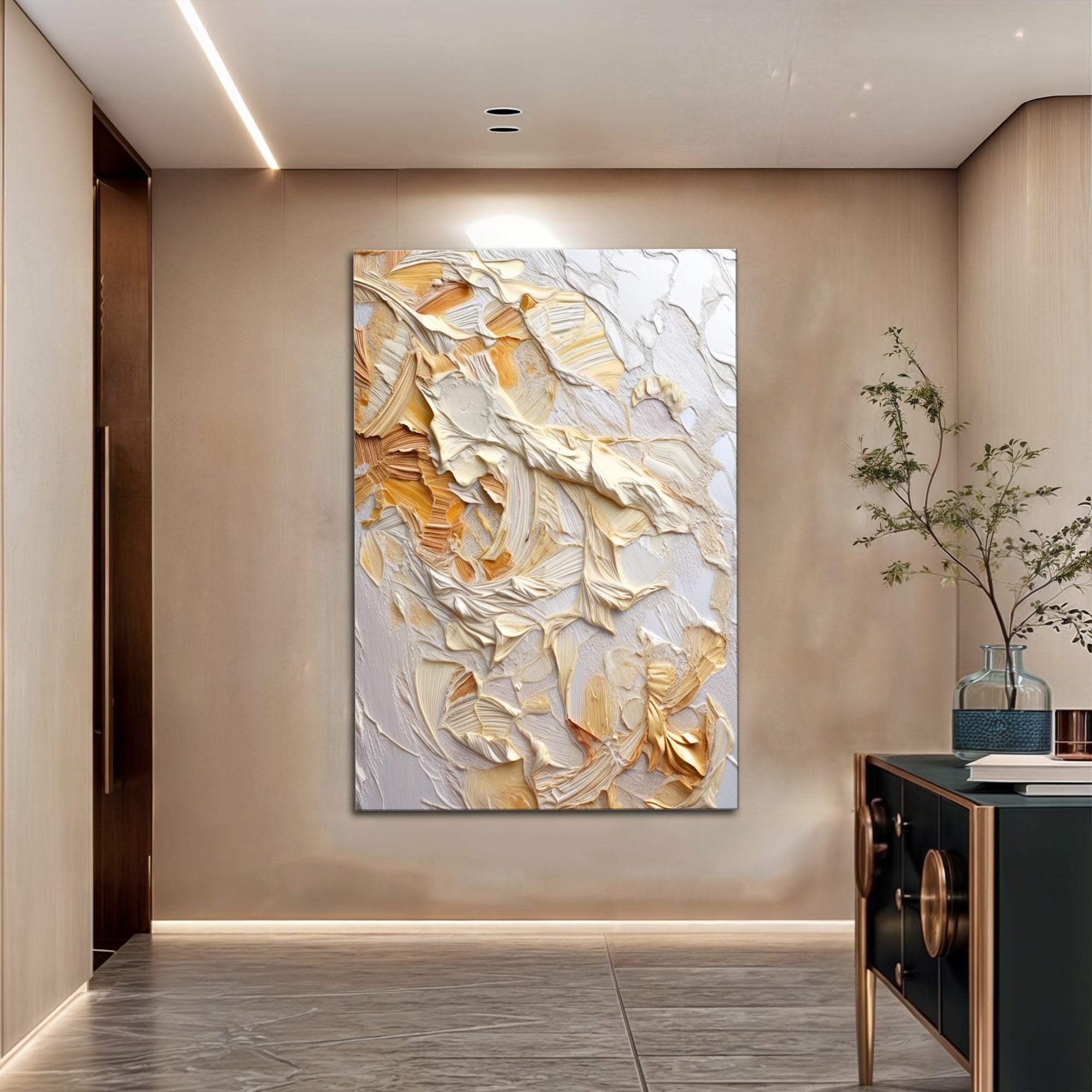 Minimalist Wave Abstract Wall Art - Tailored Canvases - Flyclothing LLC
