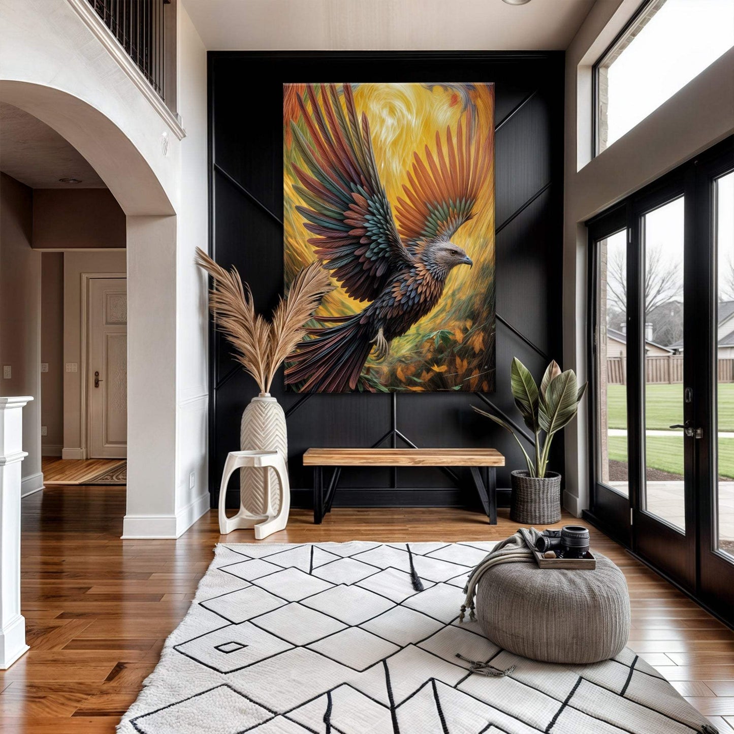 Flight Of Fancy Bird Wall Art - Tailored Canvases - Flyclothing LLC