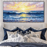 Golden Horizon Wall Art - Tailored Canvases - Flyclothing LLC