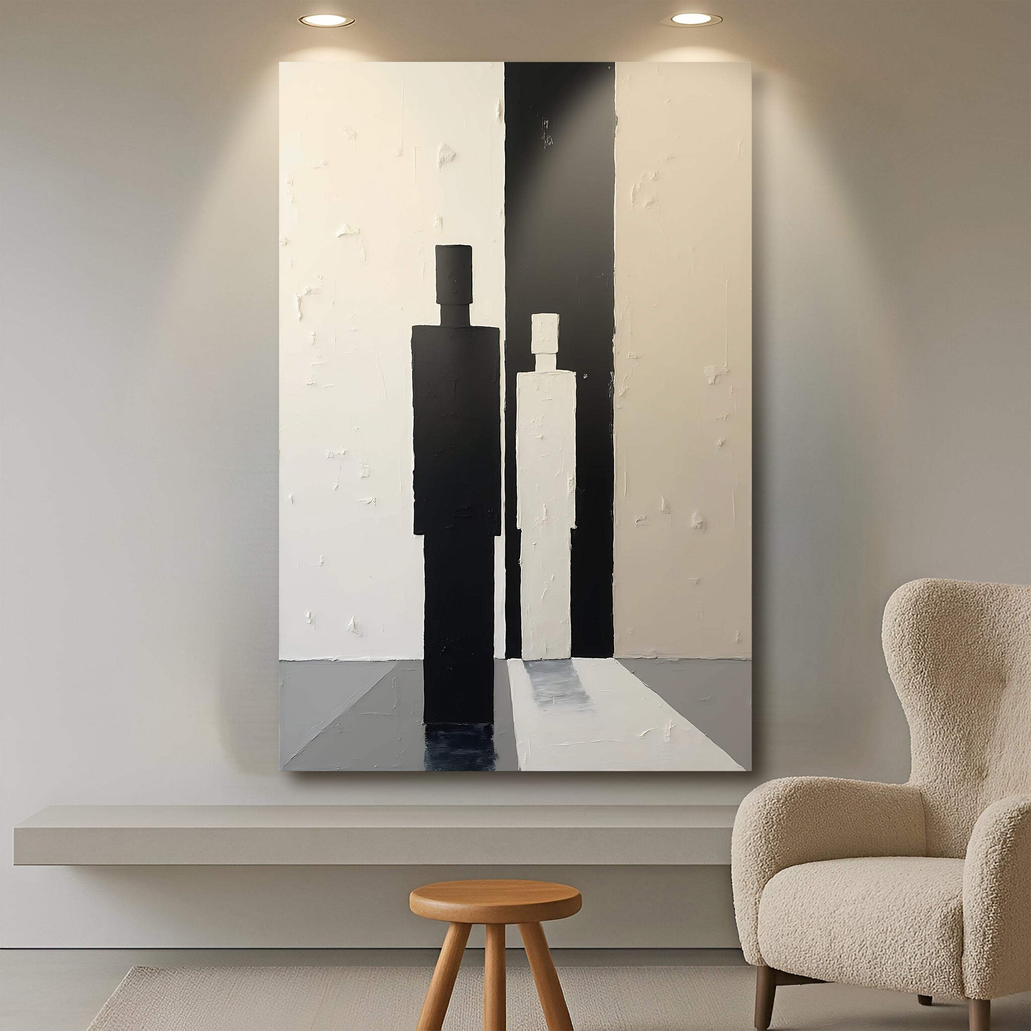 Contemporary Minimalist Abstract Wall Art - Tailored Canvases - Flyclothing LLC