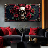 3D Vintage Skull Wall Art III - Tailored Canvases - Flyclothing LLC
