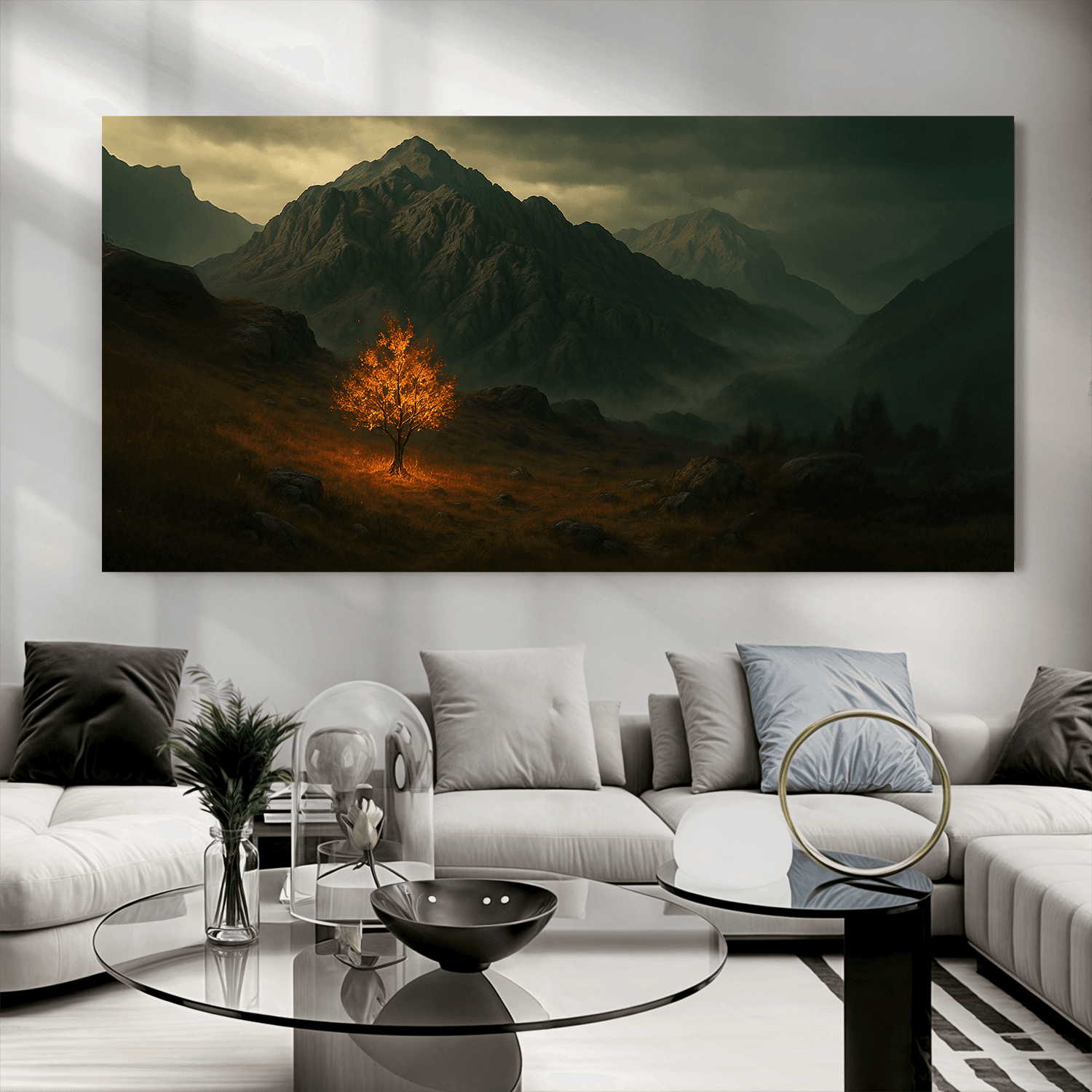Burning Bush - Faith Wall Art V - Tailored Canvases - Flyclothing LLC