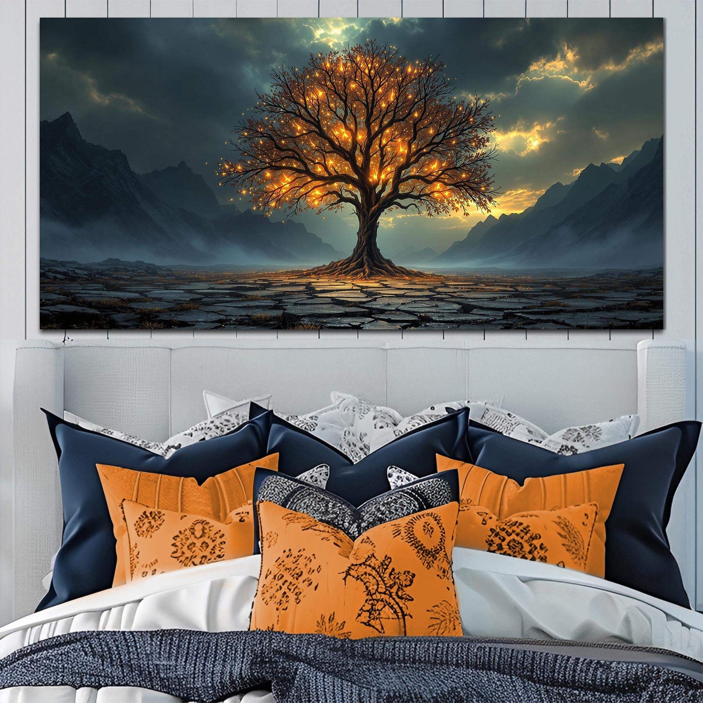 Burning Bush - Faith Wall Art XI - Tailored Canvases - Flyclothing LLC