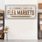 Family Flea Market Sign II - Tailored Canvases - Flyclothing LLC
