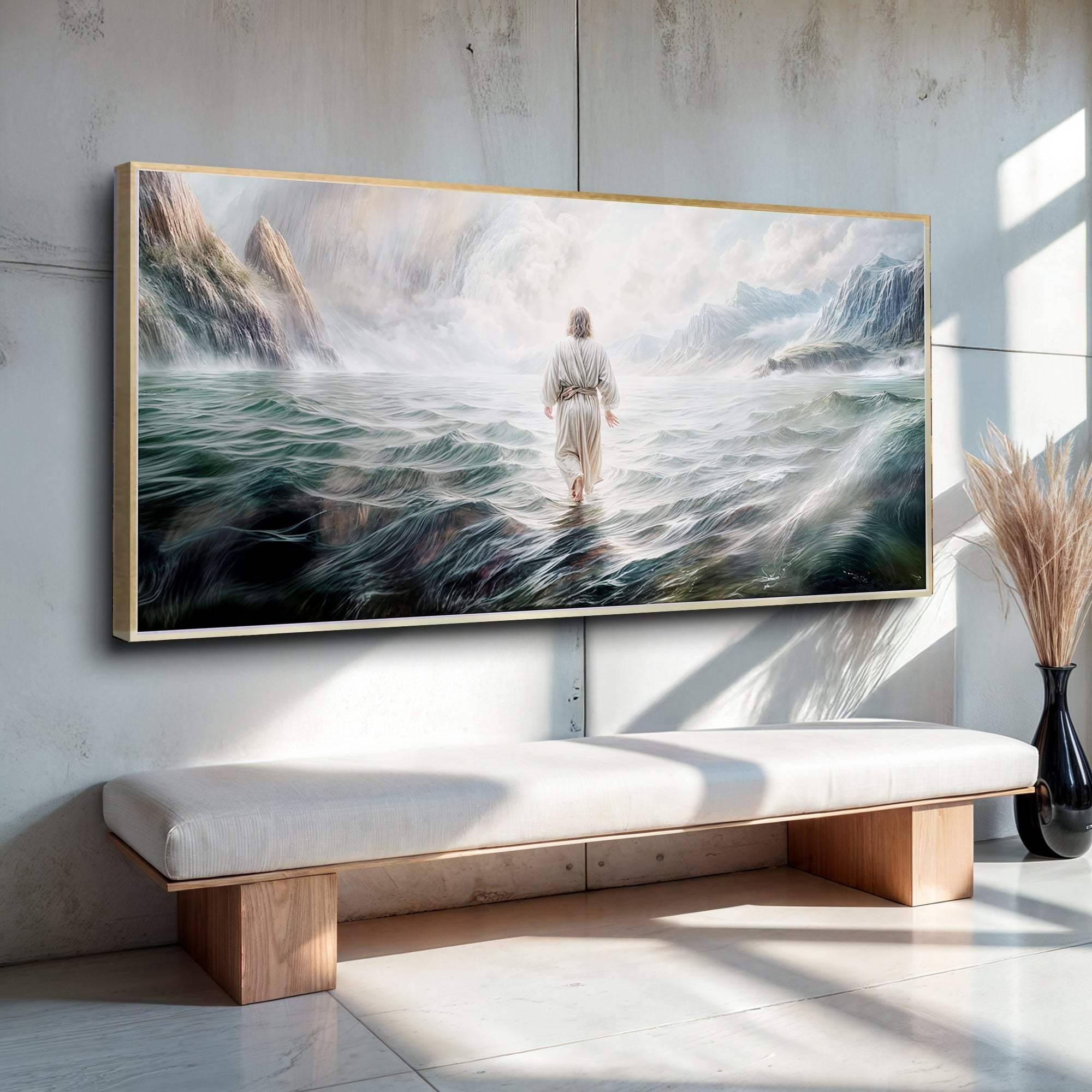 Walking on Water - Faith Wall Art VII - Tailored Canvases - Flyclothing LLC