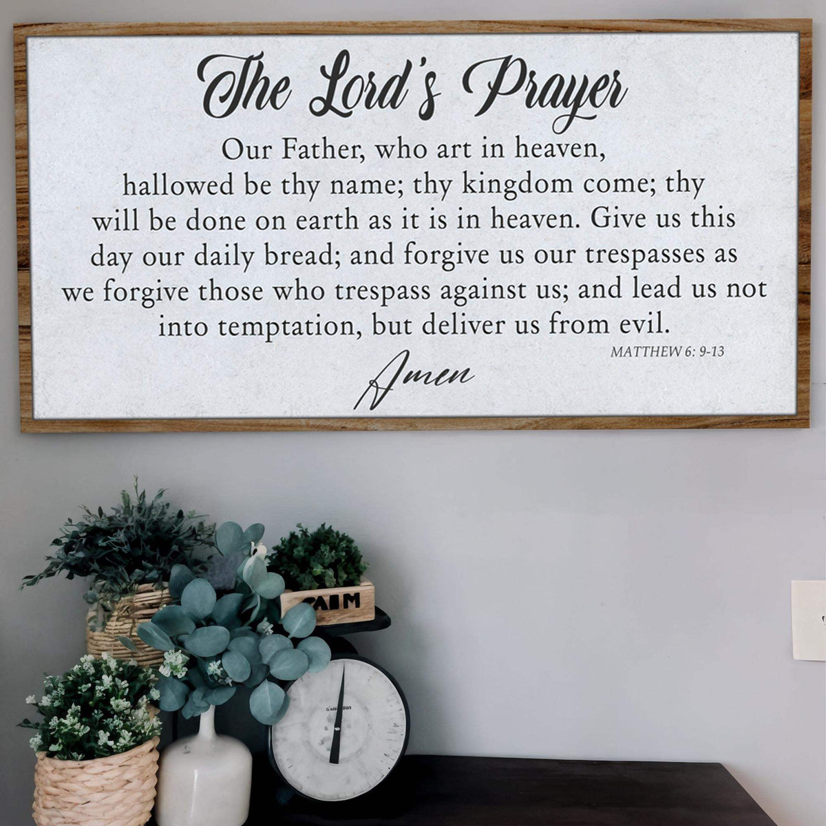 The Lord's Prayer Faith Sign II – Flyclothing LLC