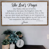 The Lord's Prayer Faith Sign II - Tailored Canvases - Flyclothing LLC
