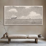 Jesus Walking On Water Faith Wall Art II - Tailored Canvases - Flyclothing LLC
